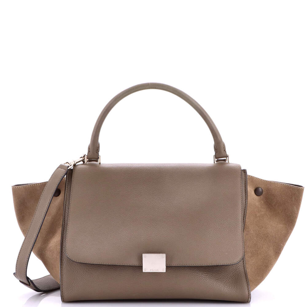 Celine Trapeze Bag Leather Medium #261967C64B